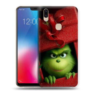 Силиконовый чехол на Vivo V9 с принтом Новый год