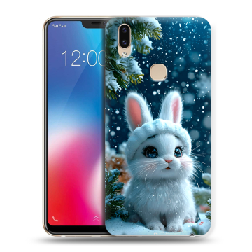 Силиконовый чехол на Vivo V9 с принтом Новый год