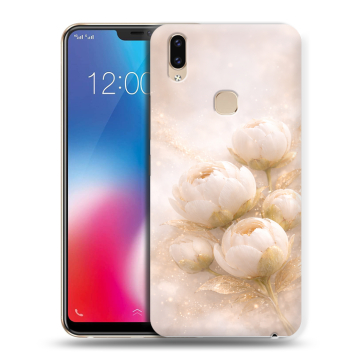 Силиконовый чехол на Vivo V9 с принтом женский