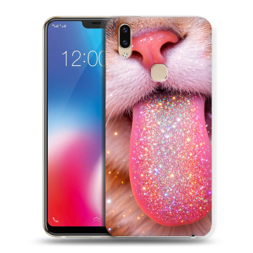 Силиконовый чехол на Vivo V9 с принтом для девочек