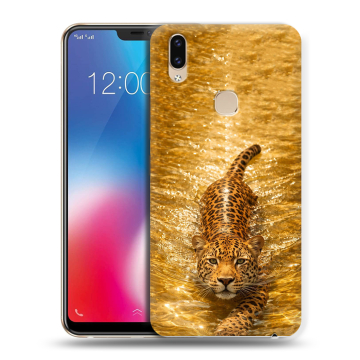 Силиконовый чехол на Vivo V9 с принтом женский