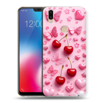 Силиконовый чехол на Vivo V9 с принтом для девочек Силиконовый чехол на Vivo V9 с принтом для девочек
