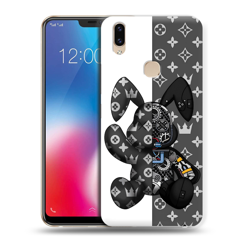 Пластиковый чехол на Vivo V9 с принтом Луи робот Пластиковый чехол на Vivo V9 с принтом Луи робот