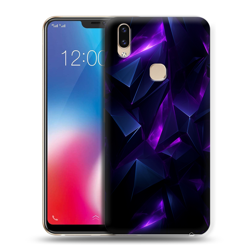 Силиконовый чехол на Vivo V9 с принтом Абстракиция Силиконовый чехол на Vivo V9 с принтом Абстракиция