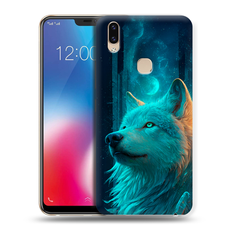 Силиконовый чехол на Vivo V9 с принтом бабочки саккура Силиконовый чехол на Vivo V9 с принтом бабочки саккура