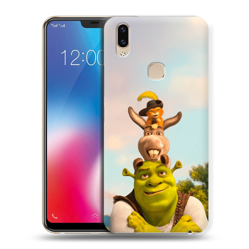 Пластиковый чехол на Vivo V9 с принтом Шрек Shrek Пластиковый чехол на Vivo V9 с принтом Шрек Shrek