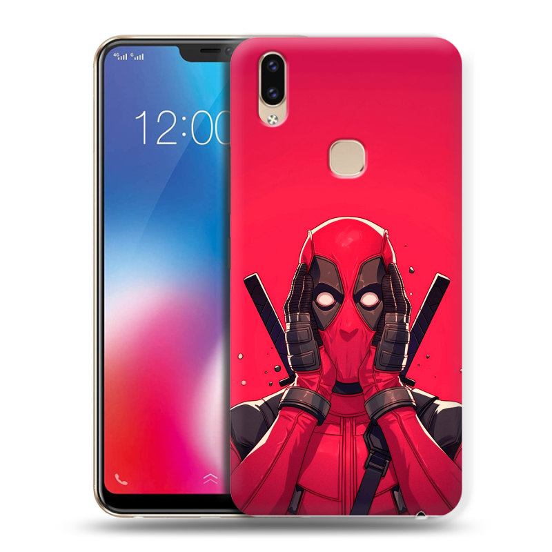 Силиконовый чехол на Vivo V9 с принтом Дедпул Deadpool Силиконовый чехол на Vivo V9 с принтом Дедпул Deadpool