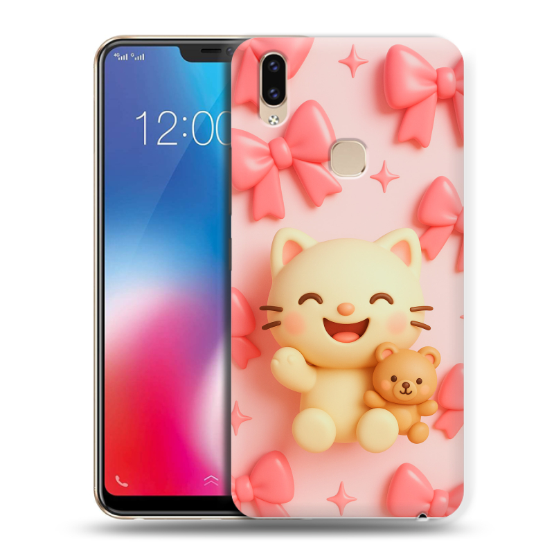 Пластиковый чехол на Vivo V9 с принтом для девочек Пластиковый чехол на Vivo V9 с принтом для девочек