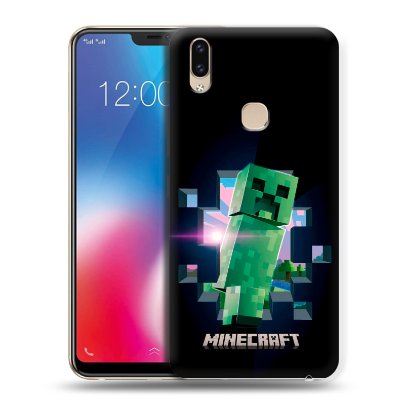 Пластиковый чехол на Vivo V9 с принтом Майнкрафт Minecraft Пластиковый чехол на Vivo V9 с принтом Майнкрафт Minecraft