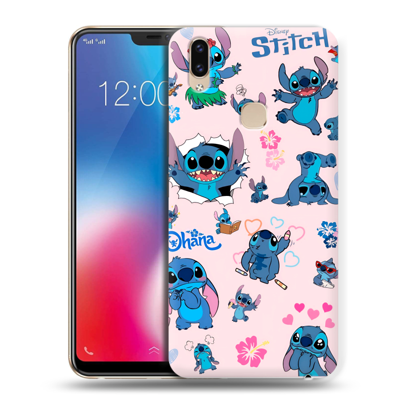 Пластиковый чехол на Vivo V9 с принтом Лило и Стич Пластиковый чехол на Vivo V9 с принтом Лило и Стич