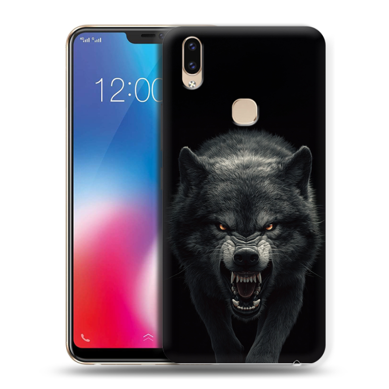 Пластиковый чехол на Vivo V9 с принтом Волк Пластиковый чехол на Vivo V9 с принтом Волк