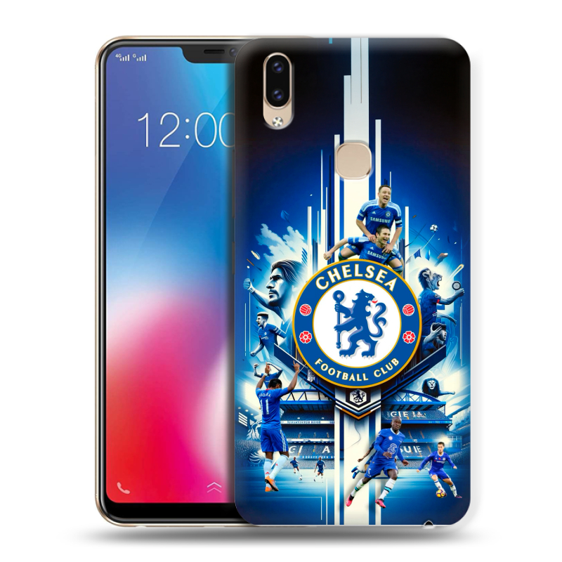 Пластиковый чехол на Vivo V9 с принтом Chelsea Челси Пластиковый чехол на Vivo V9 с принтом Chelsea Челси