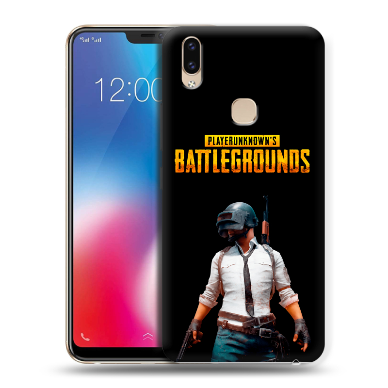 Пластиковый чехол на Vivo V9 с принтом PUGB ПАГБ Пластиковый чехол на Vivo V9 с принтом PUGB ПАГБ