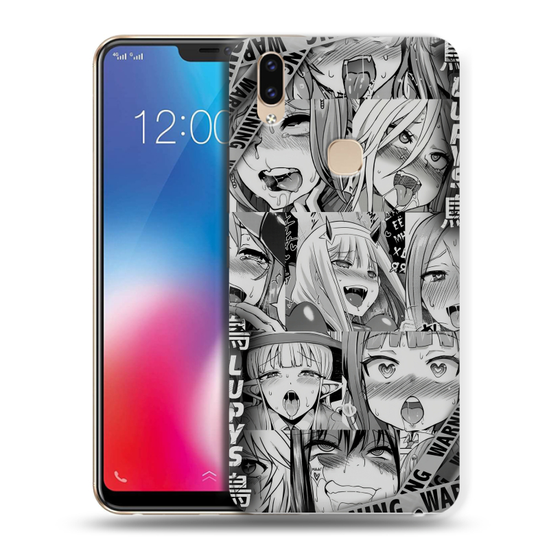 Пластиковый чехол на Vivo V9 с принтом Ahegao Ахегао Аниме Пластиковый чехол на Vivo V9 с принтом Ahegao Ахегао Аниме