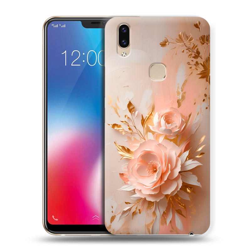 Силиконовый чехол на Vivo V9 с принтом женский Силиконовый чехол на Vivo V9 с принтом женский