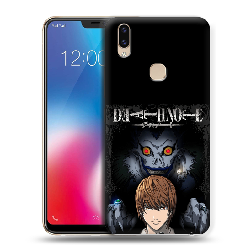 Пластиковый чехол на Vivo V9 с принтом Death note Тетрадь смерти Пластиковый чехол на Vivo V9 с принтом Death note Тетрадь смерти
