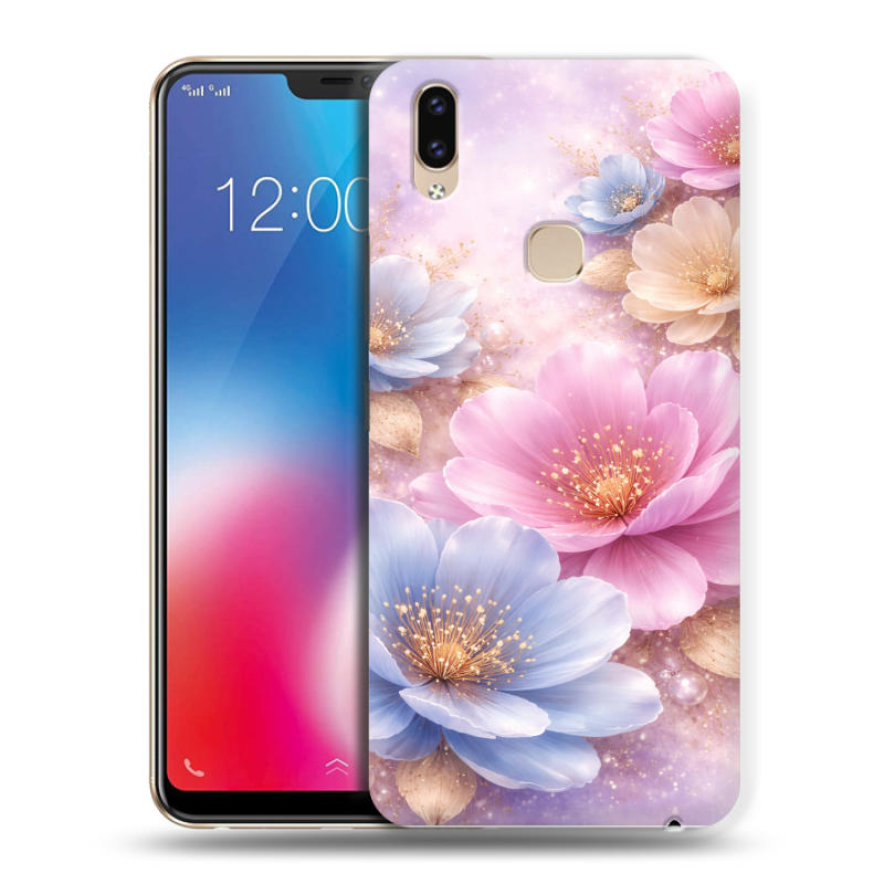 Пластиковый чехол на Vivo V9 с принтом женский Пластиковый чехол на Vivo V9 с принтом женский
