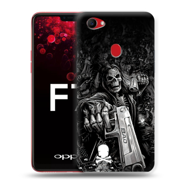 Пластиковый чехол на OPPO F7 с принтом Скелет
