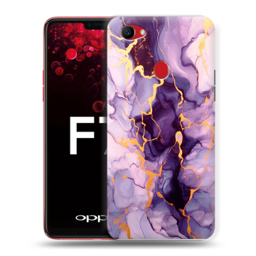 Пластиковый чехол на OPPO F7 с принтом Мрамор Пластиковый чехол на OPPO F7 с принтом Мрамор