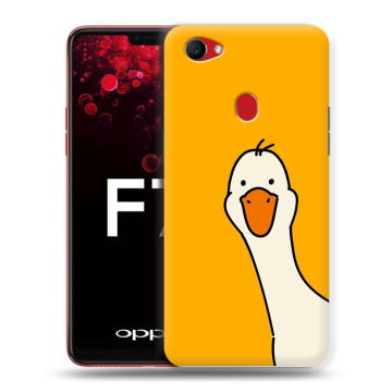 Пластиковый чехол на OPPO F7 с принтом Утка