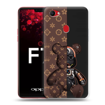 Пластиковый чехол на OPPO F7 с принтом Луи робот Пластиковый чехол на OPPO F7 с принтом Луи робот
