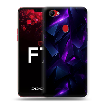 Пластиковый чехол на OPPO F7 с принтом Абстракиция Пластиковый чехол на OPPO F7 с принтом Абстракиция