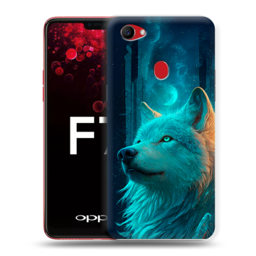 Пластиковый чехол на OPPO F7 с принтом бабочки саккура