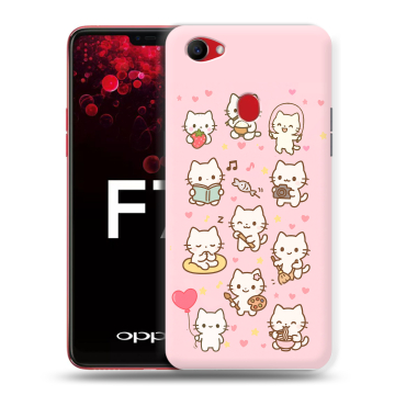 Пластиковый чехол на OPPO F7 с принтом Hello Kitty Хелоу Кити Пластиковый чехол на OPPO F7 с принтом Hello Kitty Хелоу Кити