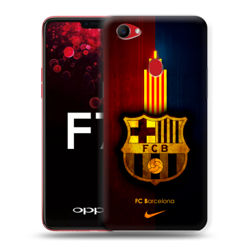 Пластиковый чехол на OPPO F7 с принтом Барселона Barcelona