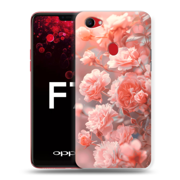 Пластиковый чехол на OPPO F7 с принтом Розы цветы Пластиковый чехол на OPPO F7 с принтом Розы цветы