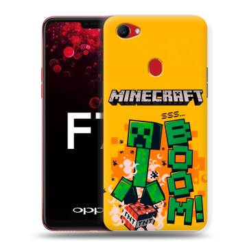 Пластиковый чехол на OPPO F7 с принтом Майнкрафт Minecraft Пластиковый чехол на OPPO F7 с принтом Майнкрафт Minecraft