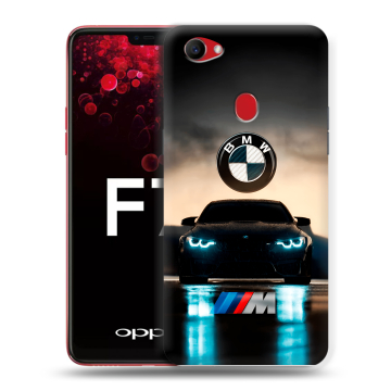 Пластиковый чехол на OPPO F7 с принтом БМВ BMW