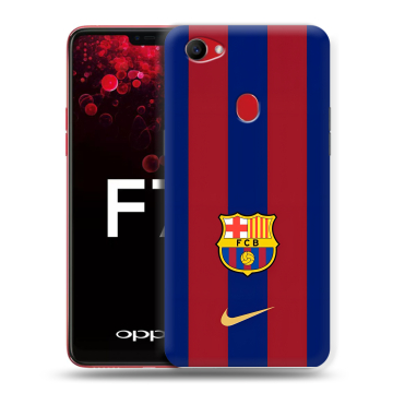 Пластиковый чехол на OPPO F7 с принтом Барселона Barcelona