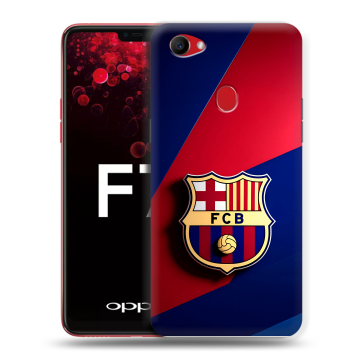 Пластиковый чехол на OPPO F7 с принтом Барселона Barcelona