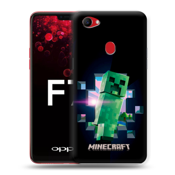 Пластиковый чехол на OPPO F7 с принтом Майнкрафт Minecraft Пластиковый чехол на OPPO F7 с принтом Майнкрафт Minecraft