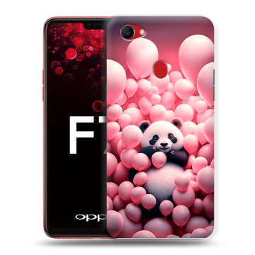 Пластиковый чехол на OPPO F7 с принтом Панда