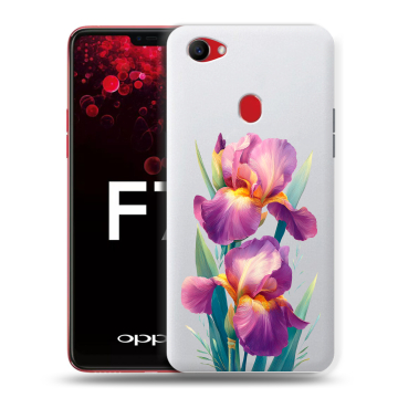 Пластиковый чехол на OPPO F7 с принтом Цветы орхидеи