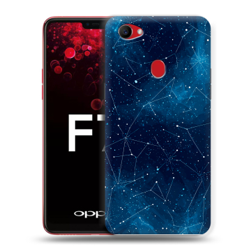 Пластиковый чехол на OPPO F7 с принтом Космос звезды
