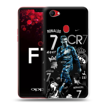 Пластиковый чехол на OPPO F7 с принтом Реал Роналдо Пластиковый чехол на OPPO F7 с принтом Реал Роналдо