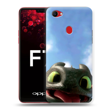 Пластиковый чехол на OPPO F7 с принтом Как приручить дракона Пластиковый чехол на OPPO F7 с принтом Как приручить дракона