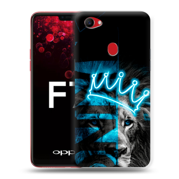 Пластиковый чехол на OPPO F7 с принтом Король лев
