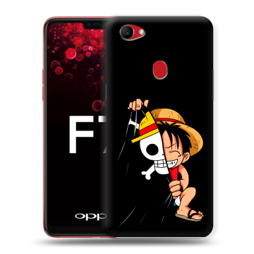 Пластиковый чехол на OPPO F7 с принтом One Piece Ван Пис