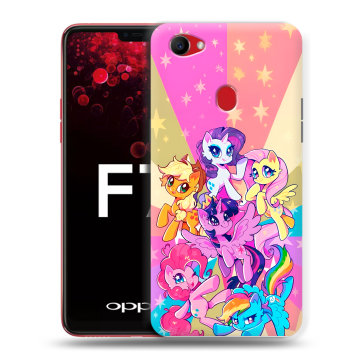 Пластиковый чехол на OPPO F7 с принтом My little pony Дружба чудо Пластиковый чехол на OPPO F7 с принтом My little pony Дружба чудо