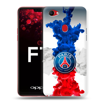 Пластиковый чехол на OPPO F7 с принтом PSG ПСЖ