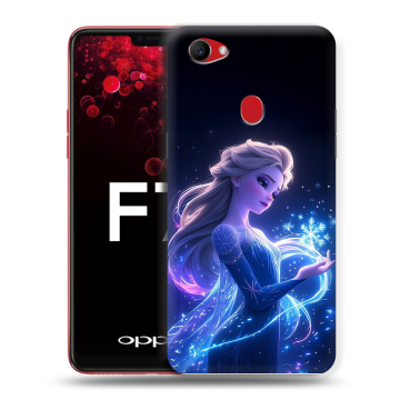 Пластиковый чехол на OPPO F7 с принтом Холодное сердце Frozen Пластиковый чехол на OPPO F7 с принтом Холодное сердце Frozen