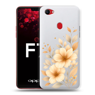 Пластиковый чехол на OPPO F7 с принтом для девушки