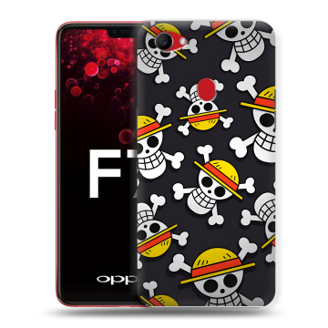 Пластиковый чехол на OPPO F7 с принтом One Piece Ван Пис