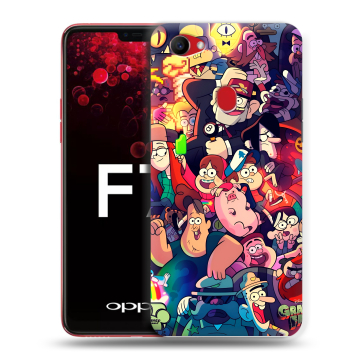 Пластиковый чехол на OPPO F7 с принтом Gravity Falls Гравити Фолз Пластиковый чехол на OPPO F7 с принтом Gravity Falls Гравити Фолз