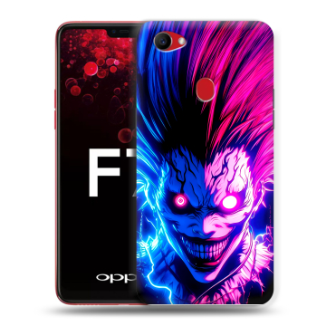 Пластиковый чехол на OPPO F7 с принтом Death note Тетрадь смерти