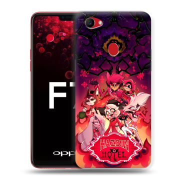 Пластиковый чехол на OPPO F7 с принтом Hazbin Hotel Отель Хазбин Пластиковый чехол на OPPO F7 с принтом Hazbin Hotel Отель Хазбин